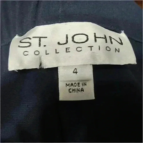 Cropped Pants by St. John Collection - Women's Luxury Fashion - Summer Style - Picture 2 of 4